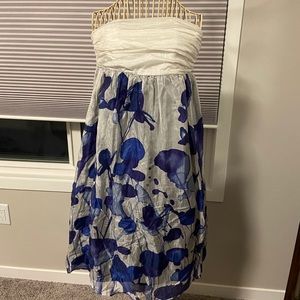 Zara Floral tube dress formal!